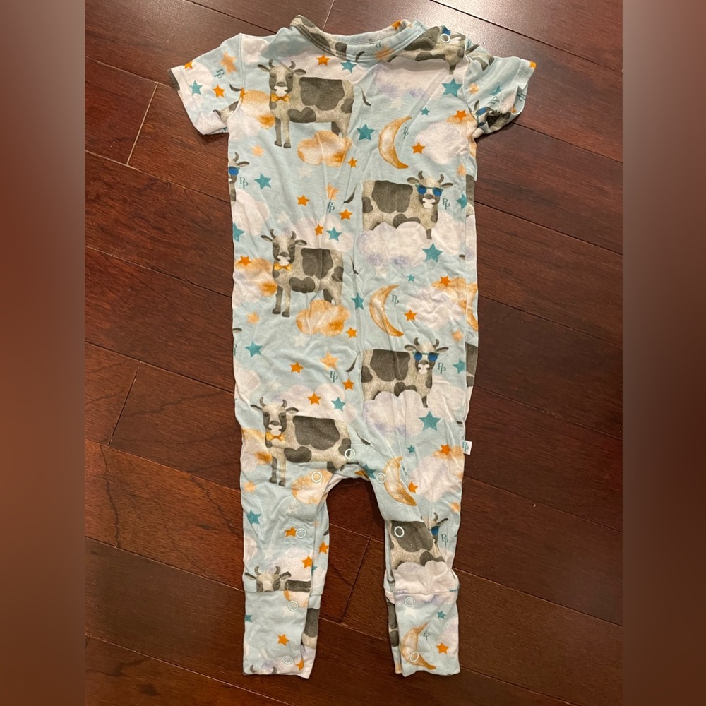 6-9 mo Posh Peanut Short Sleeve Romper